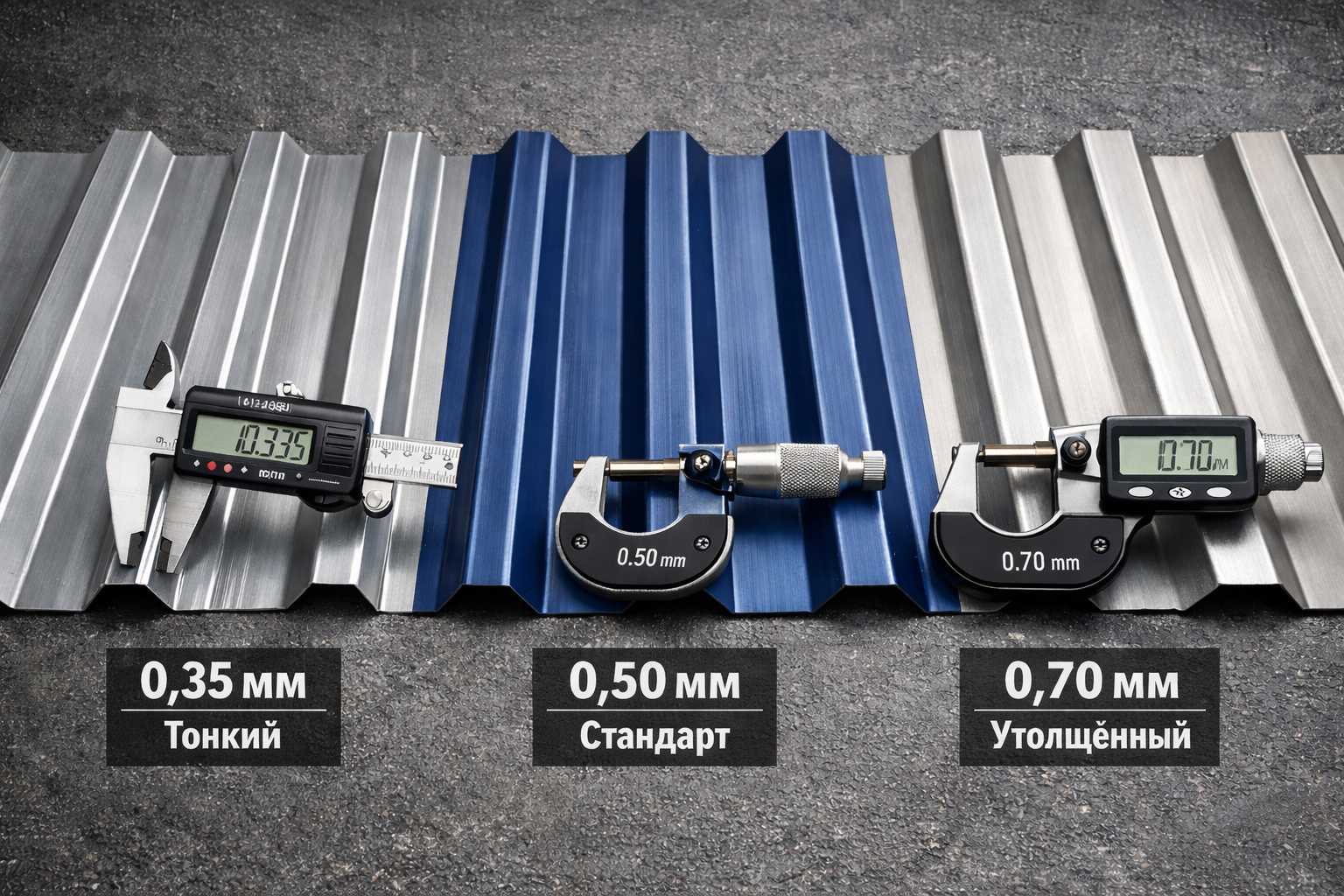 Толщина профлиста